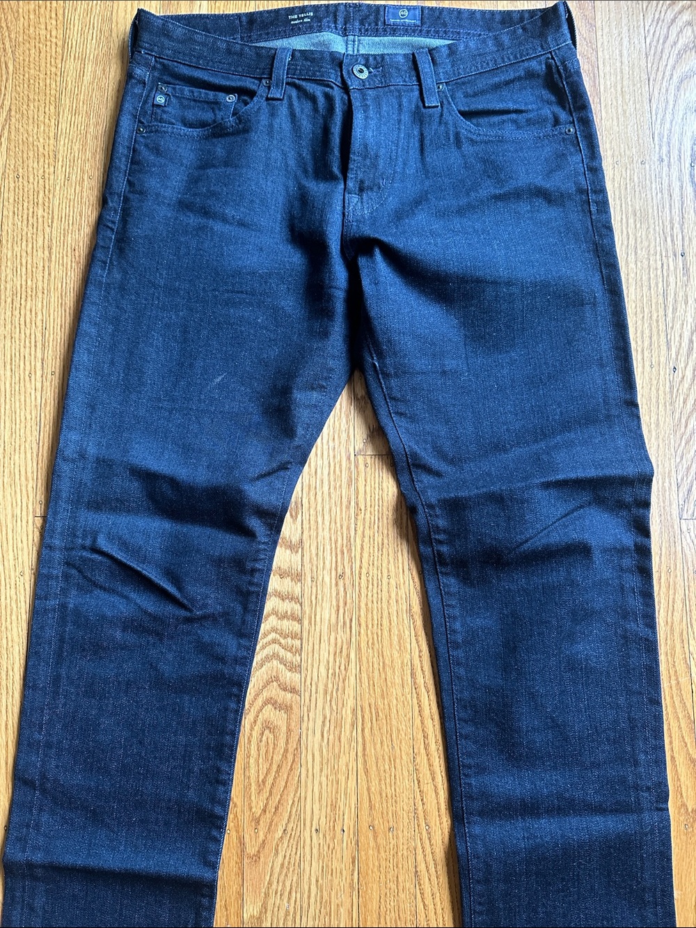 Ag Adriano Goldschmied ‘The Tellis’ Men's Slim Jeans in Dark Blue. 33 x 32